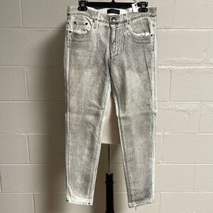 VINCE dark grey with foil jean size 27 NEW
